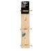 SupaHome 3 Hook Pine Finish Hat & Coat Rack