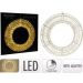 Warm White LED Light Ring with 1440 Micro LEDs and Timer 50cm – Indoor & Outdoor