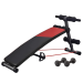 Abdominal Bench with Rubber Rope and Dumbbells