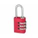 ABUS Aluminium Combination Padlock 20mm - Red