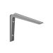 170mm x 120mm Alido Steel Bracket Silver