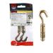 Timco M8 ZYP Shield Anchor Eye Hook - Pack Of 2