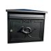 The Shannon Cast Aluminium Post Box - Antique Black