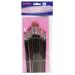 Black Handle Artist Brush Set 12 Piece