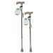 Ashley Adjustable Telescopic Walking Stick Lightweight Aluminium Walking Aid with Ergonomic Handle and Non Slip Foot
