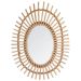 Atmosphera Oval Rattan Mirror