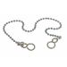 Ball Type Basin Chain Chrome 12"