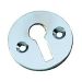 Polished Chrome Victorian Round Open Escutcheon