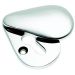 Polished Chrome Pearl Drop Covered Escutcheon