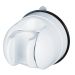Gecko Quick Lock Suction Tilting Shower Head Holder - White