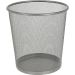 Silver Mesh Waste Bin