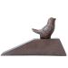 Bird Silhouette Cast Iron Door Wedge – Decorative Door Stopper with Functional Design