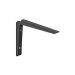 170mm x 120mm Black Shelf Bracket