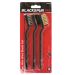 Blackspur Mini Wire Brush Set - 3 Pieces