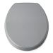 Blue Canyon MDF Toilet Seat With Stainless Steel Hinges Grey