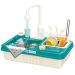 Blue Toy Sink Set - 23 pieces