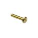 Brass Slotted Pan Head Single Machine Screw - M4 x 16