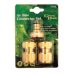 3 Piece Brass Hose Connector Set