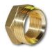 Brass Reducer Coupling 3/4 Inch to 1/2 Inch Fitting for Water and Heating Systems