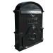 The Brosna Cast Aluminium Post Box - Slim Graphite & Black