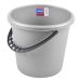 Round Bucket 12lt Silver