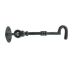150mm (6") Black Japanned Cast Cabin Hook