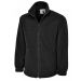 Cargo Unisex Black Micro Fleece Jacket - Small