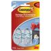 Command Small Clear Hooks with Clear Strips
