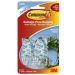 Command™ Hanging Clear Hooks - 2 Medium - 900g