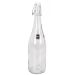 Clear Glass Bottle with Hermetic Stopper Mechanism – 750ml