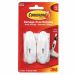 Command Hanging White Wire Hooks - 2 Medium Hooks - 3lb (1.3kg)