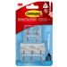 Command Small Clear Wire Hooks with Clear Strips - Pack of 5