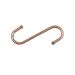 80mm Copper Ball End 'S' Hook (Pack of 2)