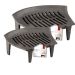 De Vielle Curved Front Fire Grates