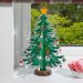 DecoTree Traditional Wooden Christmas Tree – Hand-Painted Tabletop Decoration I 35cm