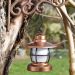 Duo DecoLantern Portable LED Lantern with White and Amber Flame Light – Retro Copper Finish