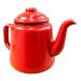 Falcon Red Enamel Teapot - 14cm