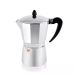 Silver Espresso Maker - Makes 6 Cups