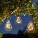 Eureka! Solar LED Firefly Warm white Lantern I Silver