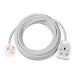 Brennenstuhl White Extension Cable For Indoor Use - 5m
