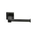 Fackelmann Wall-Mounted Toilet Roll Holder - Matt Black