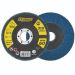 FF GROUP 115mm x 120 Grit Zirconia Abrasive Flap Disc – Heavy-Duty Grinding Disc for Stainless Steel and Industrial Use