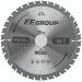 FF GROUP 235mm x 3mm 48T Teflon Coated Circular Saw Blade for Wood with Carbide Teeth and Laser-Cut Body
