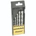 FF Group 5 Piece Masonry Drill Bit Set for Concrete Stone Brick 4mm to 10mm - Assorted Sizes