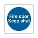Fire door Keep shut Sign - RPVC (150 x 150mm)