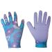 FlexiGrip Ladies Garden Gloves Twin Pack Medium Size with Nitrile and Latex Coating for Gardening and Household Work