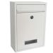 Gardag Concourse Mail Box White – Durable, Weatherproof Post Box with Secure Lock