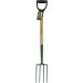 Ambassador Natural Ash Handle Carbon Steel Border Fork