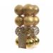 Decoris Season 16pc Shatterproof 60mm Gold Baubles