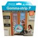 Gomma-Strip P Self-Adhesive Foam Draught Excluder - Brown 6m